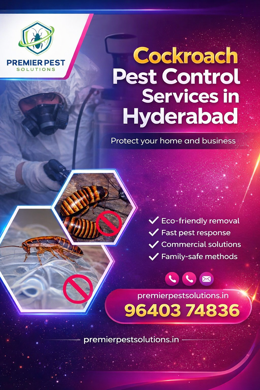 Long Lasting Cockroach Control Treatment in Hyderabad | Safe & Effective Solutions