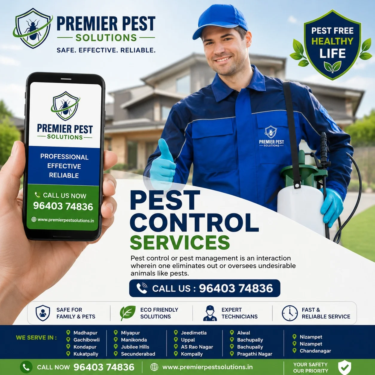 Pest Control Services in Chandanagar | premierpestsolutions